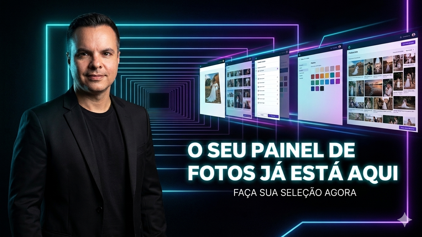 O seu painel de fotos já está aqui — faça sua seleção agora